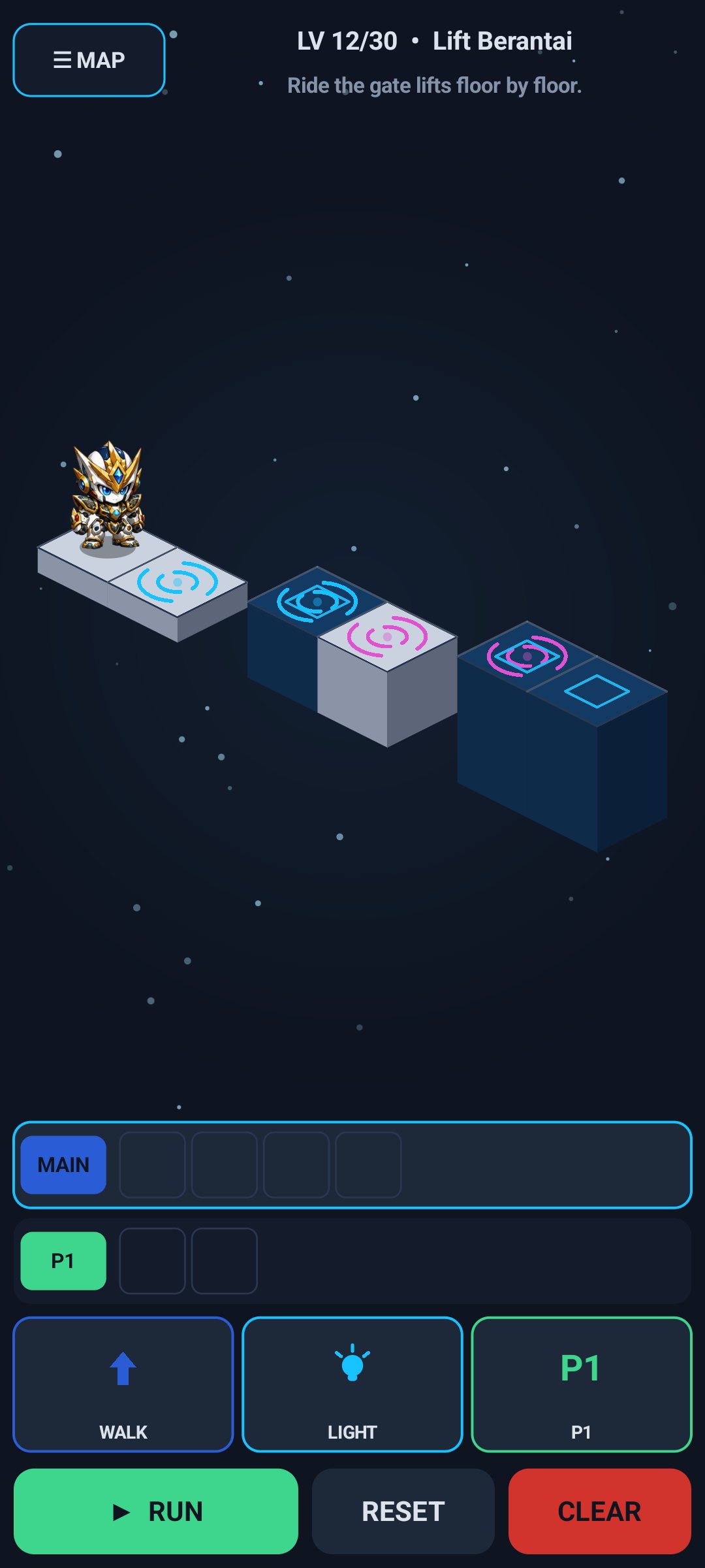 Portal level with procedures